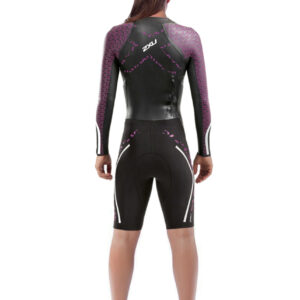 2XU Women’s Swim Run: Pro Wetsuit- Black / Berry