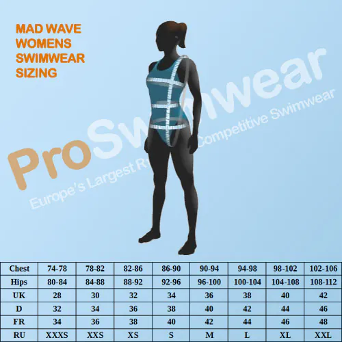 madwave-womens-sizes