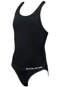 Aquarias Girls Solid Bladeback Costume Black