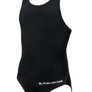 Aquarias Girls Solid Bladeback Costume Black