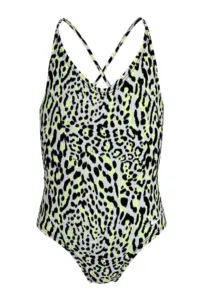 Nike Girls Wild Lace Up One Piece Swimsuits - Barely Volt