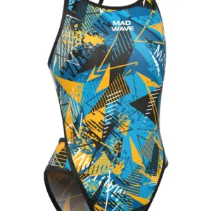 Mad Wave Girls Daria PBT H2 Swimsuit - Blue