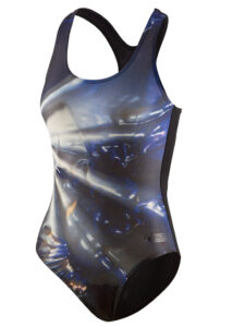 Beco Youth Black / Blue Swimsuit - Maxpower