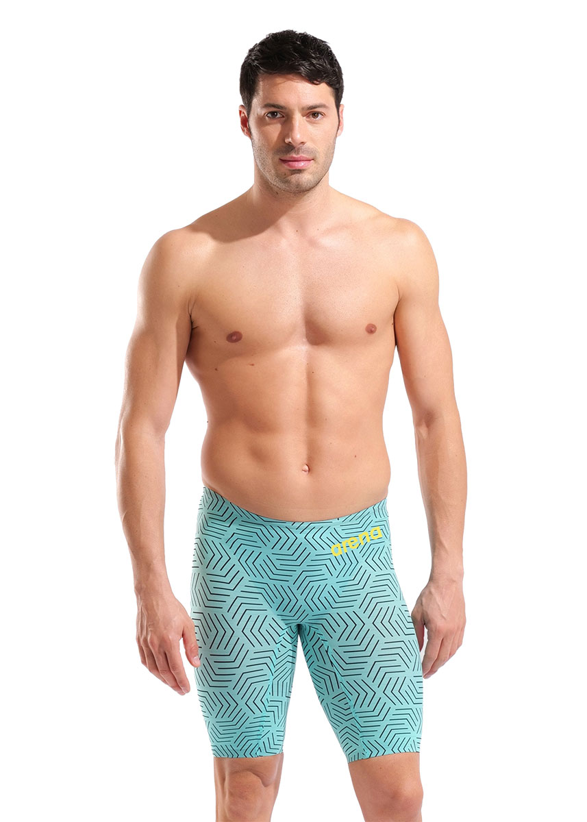 Arena Limited Edition Powerskin Carbon Air² Jammers - Water Maze / Black-0