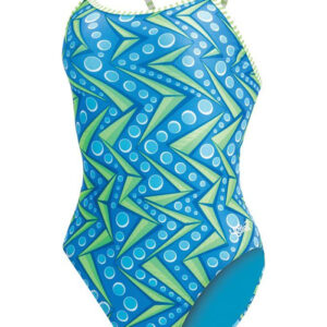 Dolfin Zenon String Back Swimsuit - Blue