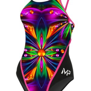 MP Michael Phelps Girls Zita Racerback Swimsuit