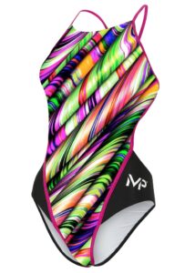MP Michael Phelps Girls Margareta Openback Swimsuit