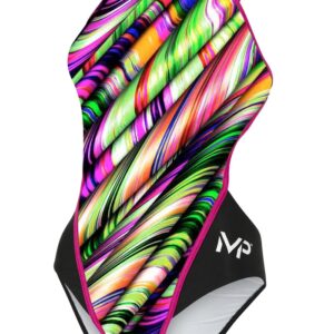 MP Michael Phelps Girls Margareta Openback Swimsuit