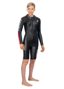 Head Base Womens Shorty Wetsuit - Black / Red