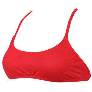 Diana Twin Stripe Swim Bikini Top - Red