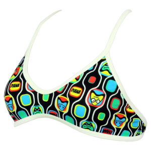 Diana Twin Swim Bikini Top - Black / White