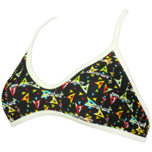 Diana Twin Swim Bikini Top - Black / Multi
