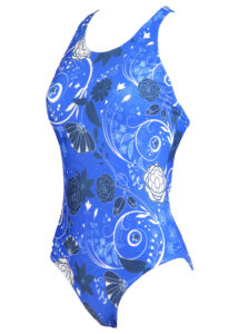Diana Decoration Swimsuit Blue - Womens