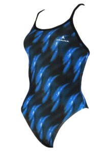 Diana Girls Waves Swimsuit - Blue