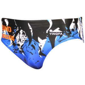 Yingfa 6102-1 Boys Swim Briefs Black / Blue