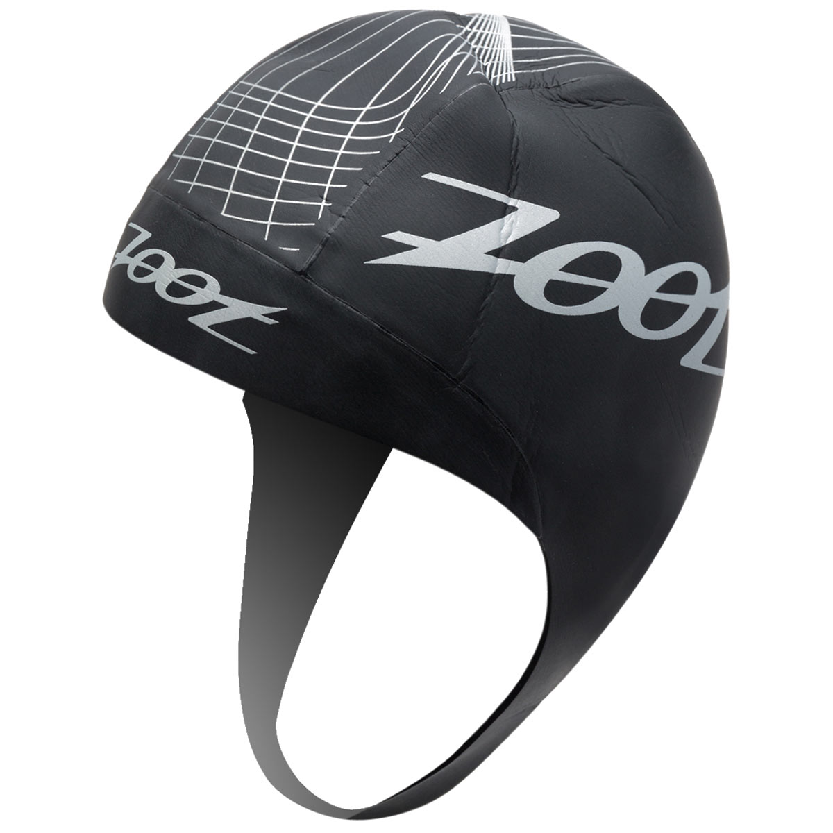 Zoot Swimfit Neoprene Cap - Black / Silver - Image 2
