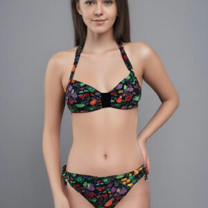 Arena Womens Little Fruit Neckholder Swim Bikini - Black