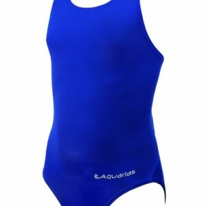 Aquarias Girls Solid Bladeback Costume Royal Blue