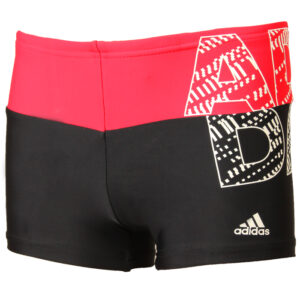 Adidas Boys Performance Swim Boxers - Black / Ray Red