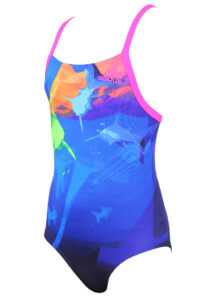 Adidas Kids Adiclub Swimsuit - Unity Pink / Shock Pink