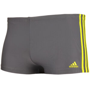 Adidas Mens 3-Stripes Swim Boxer - Unity Black