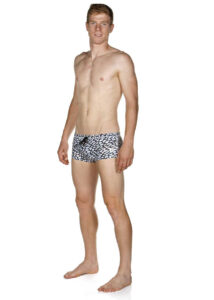 Arena Boy's Upside Down Low Waist Short - White / Multi