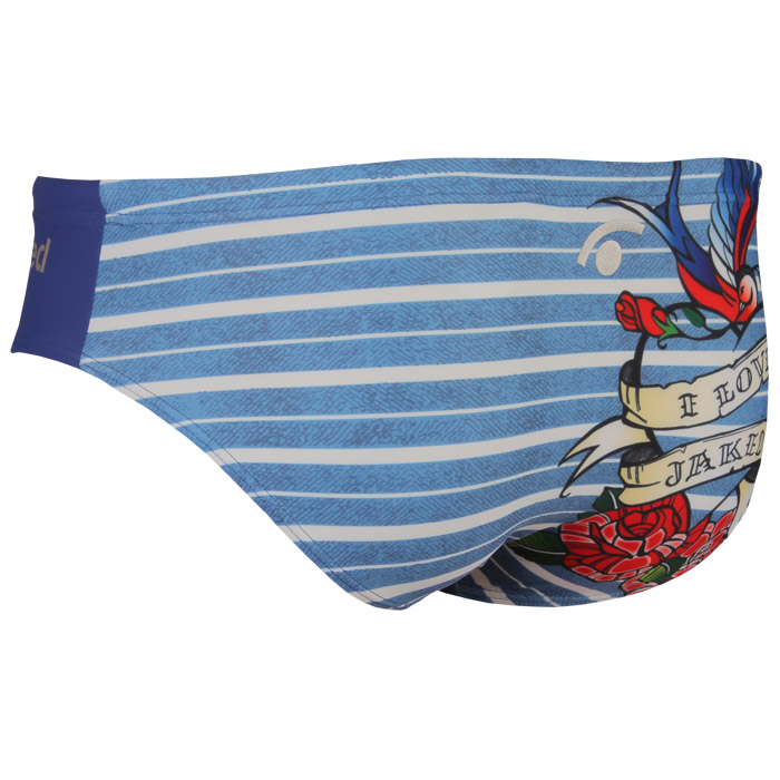 Jaked Love Swim Briefs - Blue - Image 2