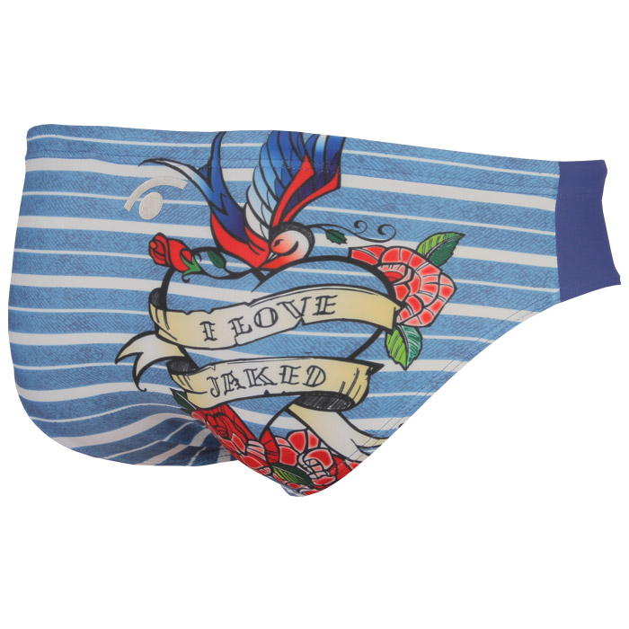 Jaked Love Swim Briefs - Blue - Image 3