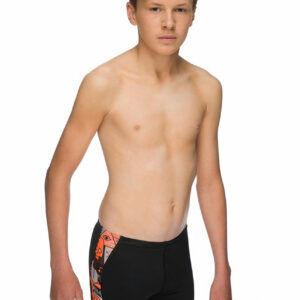 Maru Boys Lookout Pacer Panel Swim Shorts - Orange