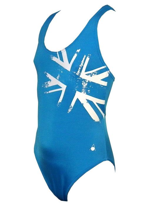 Aquasphere Girls Carnaby Swimsuit - Turquoise - Image 2