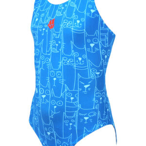 Mad Wave Girls Cats Platoon Costume Blue