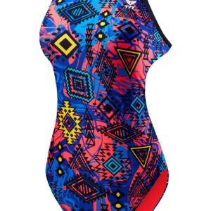 TYR Girls Santa Ana Swimsuit - Black / Multi