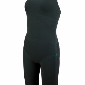Jaked J-Keel Knee Suit Open Back Black/Turquoise