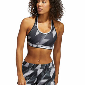 Adidas "Dont Rest" Alphaskin Print Bra
