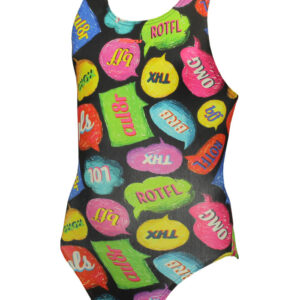 Maru Girls TXT Pacer Auto Back Swimsuit