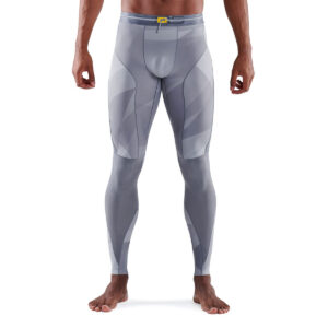 SKINS Series-5 Men's Long Tights - Grey Geo