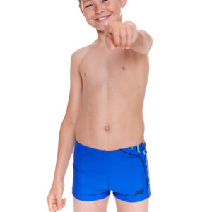 Zoggs Boys Grid Work Swim Shorts - Blue
