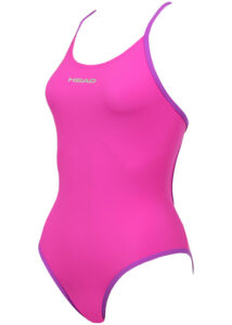 HEAD Girls Tropic Cross Back Swimsuit - Magenta