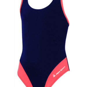 Aquasphere Jade Girls Swimsuit - Navy / Coral