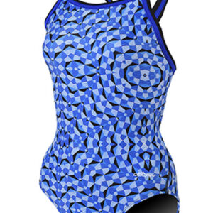 Dolfin Girls Optik Swimsuit - Blue