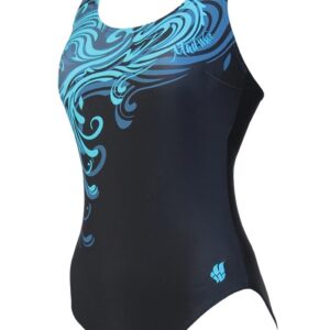 Mad Wave Women's Wave Swimsuit - Black / Blue