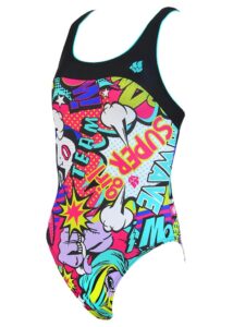 Mad Wave Girls Rate Swimsuit - Black