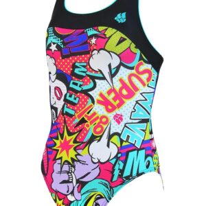 Mad Wave Girls Rate Swimsuit - Black