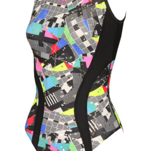 Maru Womens Test Card Sparkle Swimsuit - Grey