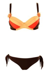 Melie & Madeleine Mina Bikini - Red / Brown