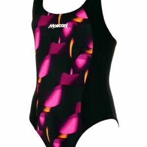 Mosconi Girls Paint Costume, Black/Red