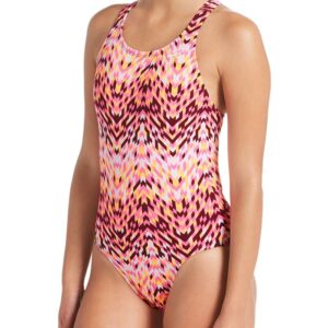 Nike Digi Arrow Women's Powerback Swimsuit - Fuchsia