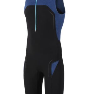Zone3 Men's Performance Culture Sleeveless Tri suit - Marl Navy / Black / Grey