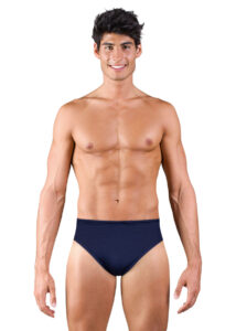 TYR Men's Durafast Elite Solid Racer Brief - Navy