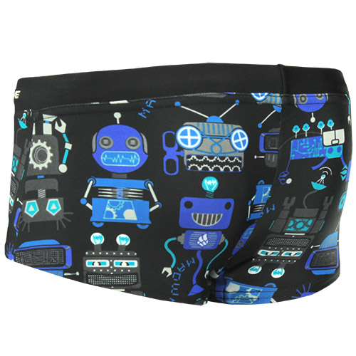 Mad Wave Boys Robots Trunks - Purple / Black - Image 5